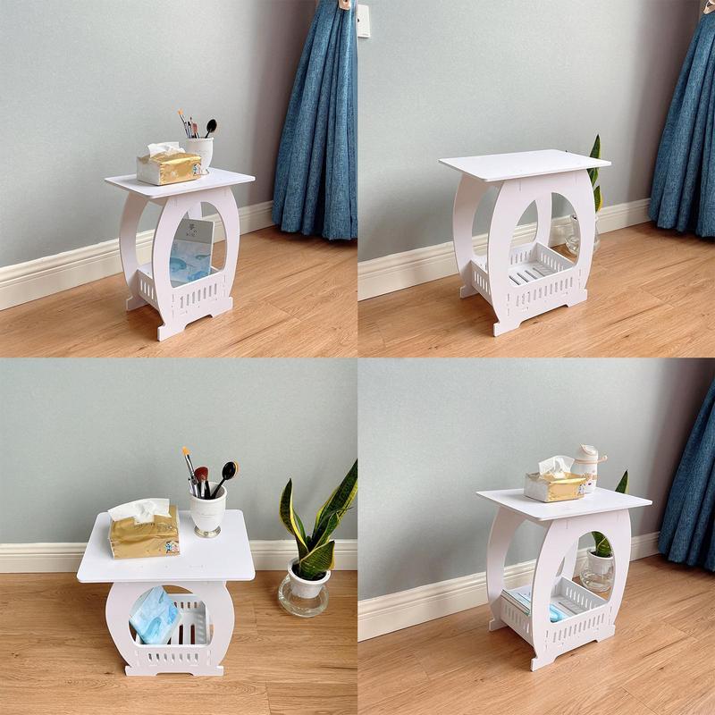 End Table White Nightstand Cof - огляд і ціна Coffee X