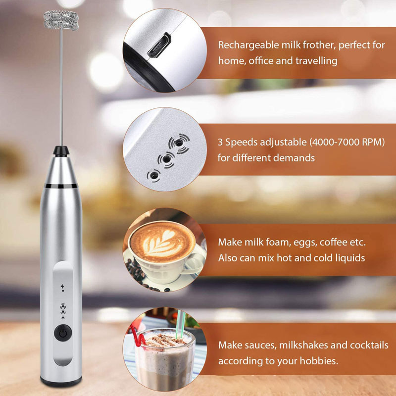 Mini Electric Handheld Milk Fr - огляд і ціна Milk Steaming Pitcher
