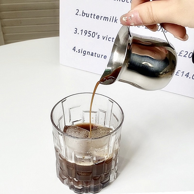 2/3/5/7oz Coffee Milk Frothing - огляд і ціна Milk Steaming Pitcher