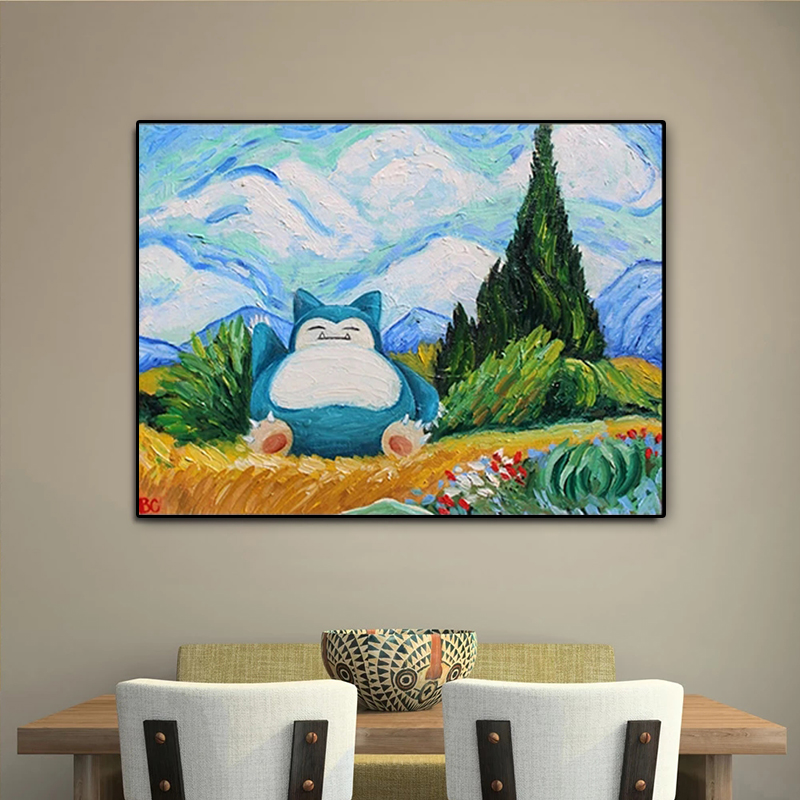Pokemon Snorlax Van Gogh Print - огляд і ціна Coffee X