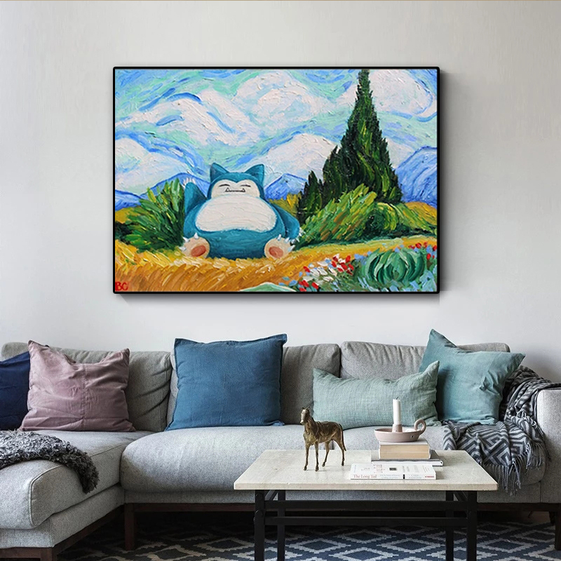 Pokemon Snorlax Van Gogh Print - огляд і ціна Coffee X