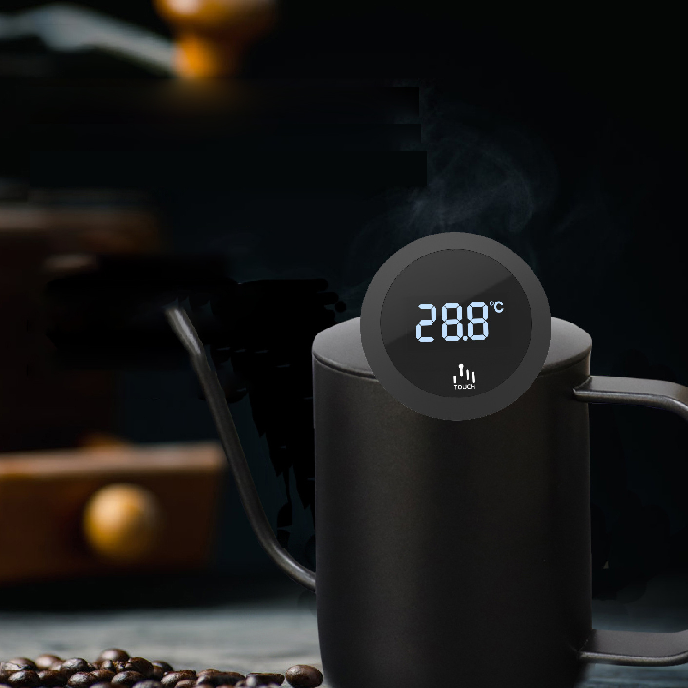 0 to100℃ Touch screen Dial The - огляд і ціна Milk Steaming Pitcher