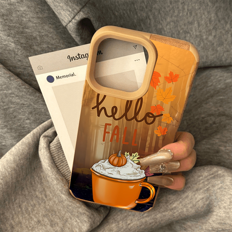 Retro Maple Leaf Fall Coffee P - огляд і ціна Coffee X