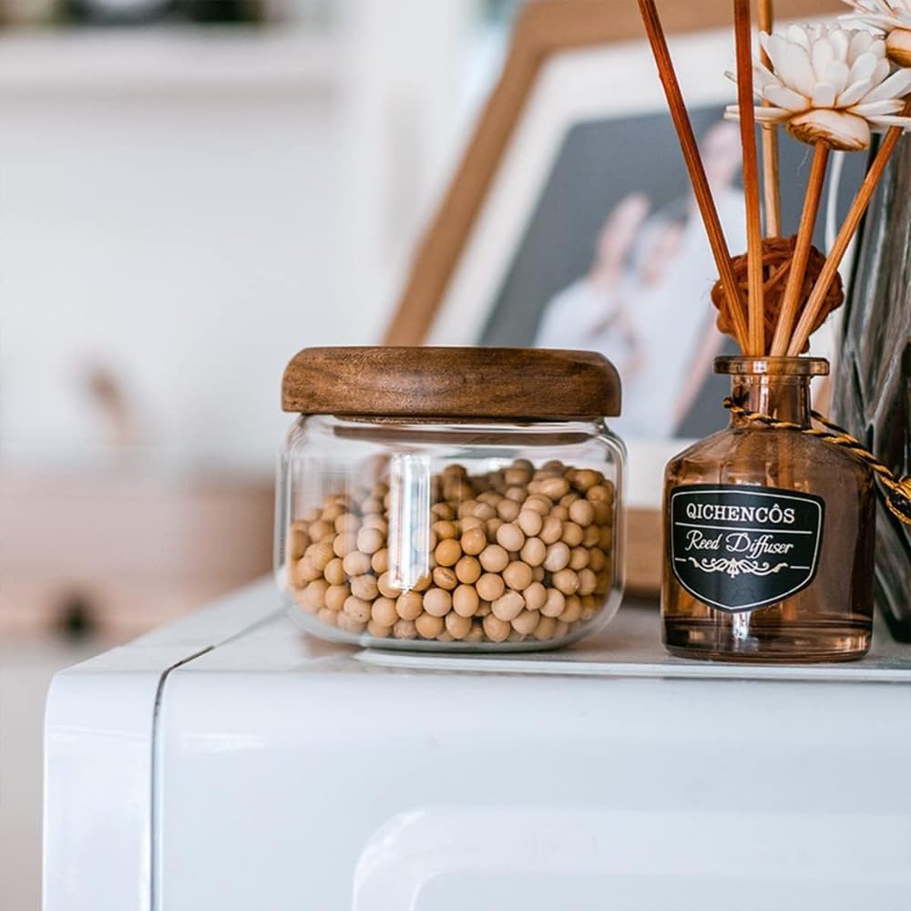 Glass Food  Containers with Wo - огляд і ціна Coffee X