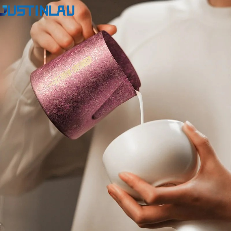 JUSTINLAU 600ml Pure Titanium  - огляд і ціна Milk Steaming Pitcher