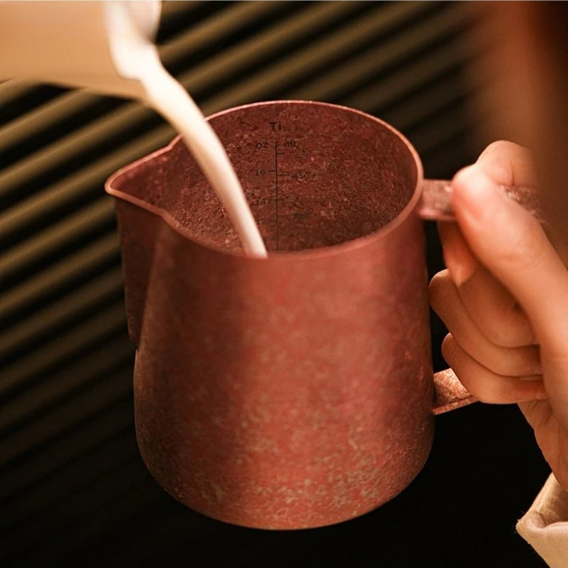 JUSTINLAU 600ml Pure Titanium  - огляд і ціна Milk Steaming Pitcher