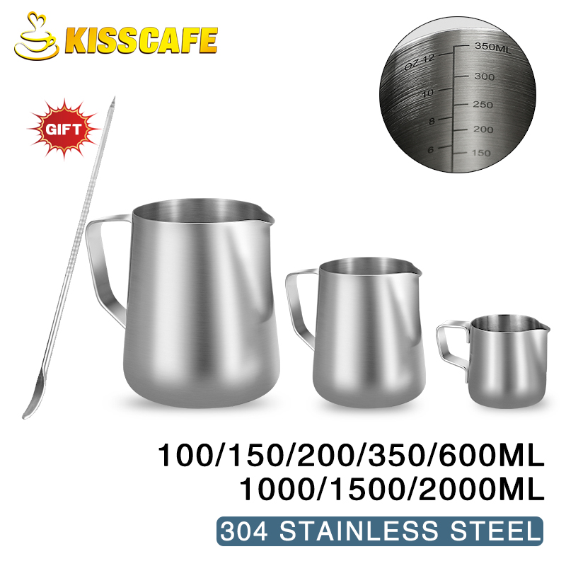 Milk Frother Jug Stainless Ste - огляд і ціна Milk Steaming Pitcher