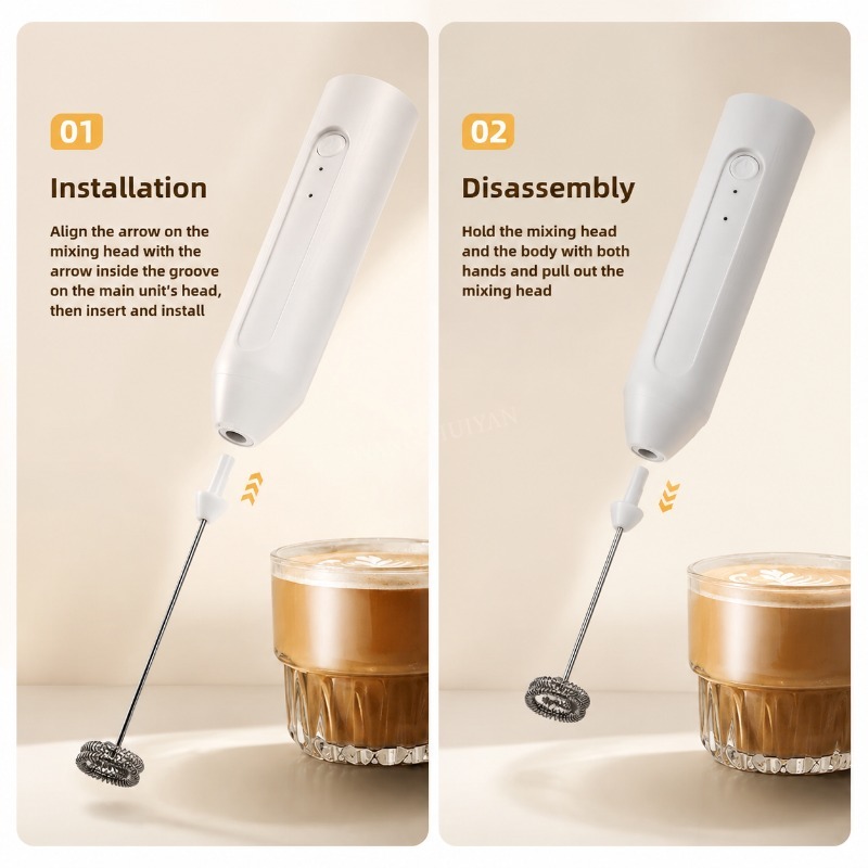 MINI Milk Frother USB Recharge - огляд і ціна Milk Steaming Pitcher