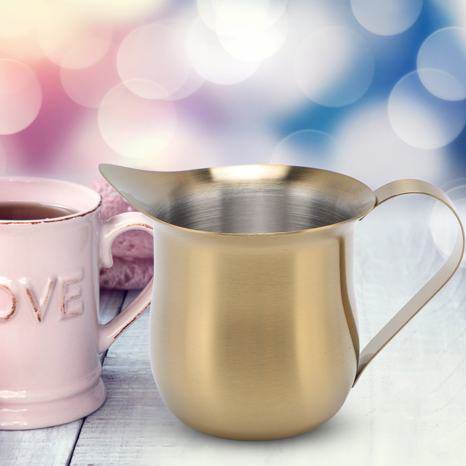 Stainless Steel Milk Frothing  - огляд і ціна Milk Steaming Pitcher