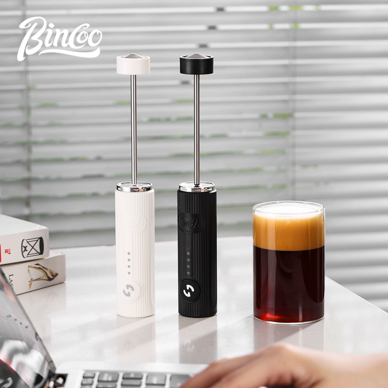 BINCOO Electric Coffee Frother - огляд і ціна Milk Steaming Pitcher